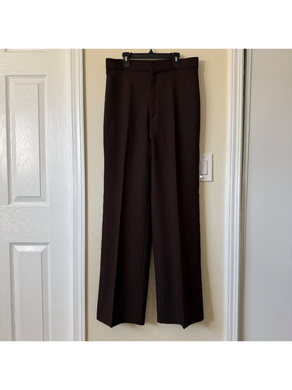 Vintage 70's Levis Brown Dress Straight Leg Pants Fit Sz 32